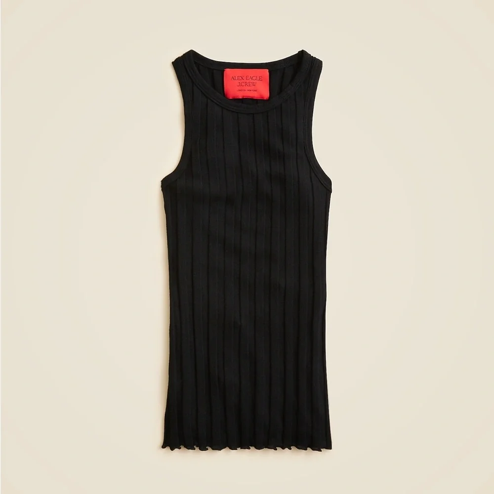 NWT Alex Eagle X J.Crew Ribbed Shell Tank Top in Merino Wool